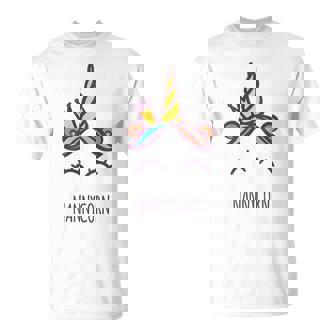 Nannycorn Cute Nanny Grandma Unicorn Tank Top T-Shirt | Mazezy