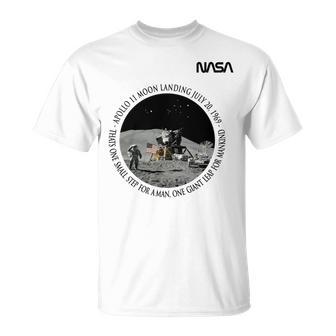 Nasa アポロ11号 月面着陸 1969年7月20日 長袖tシャツ Tシャツ - Kawaiitshirt