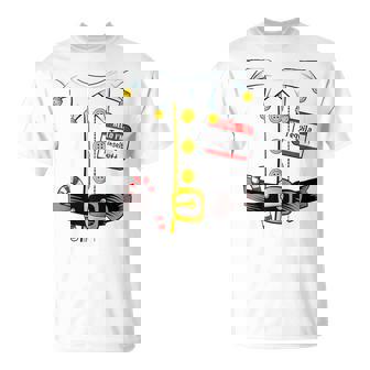 Naughty Christmas Elf Look Festive Holiday Outfit T-Shirt - Monsterry