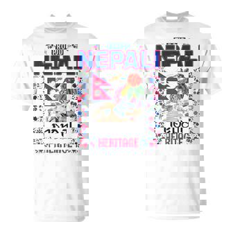 Nepal Culture Outfit Idea For Men Nepalese Nepali Flag T-Shirt | Mazezy