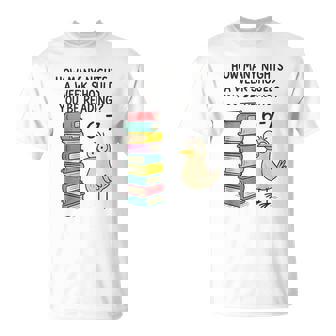 How Many Nights A Week Should You Be Reading 6-7 Teacher T-Shirt | Mazezy