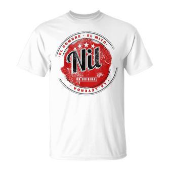 Nil El Hombre El Mito La Leyend Nil Nombre Camiseta unisex - Regaloses