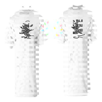 No Strings Attached Christmas Lights Ugly Sweater T-Shirt | Seseable CA