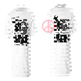 No War 反戦 平和の鳩 Tシャツ - Kawaiitshirt