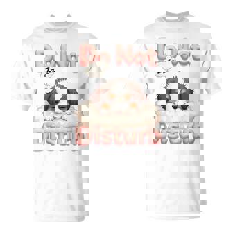 Do Not Disturb Aussie Dog Australian Shepherd Pajamas T-Shirt | Mazezy