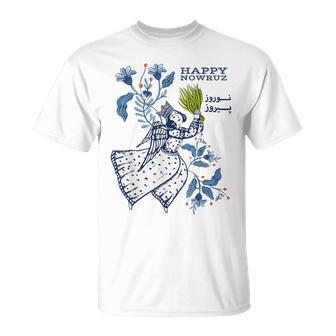 Nowruz Persian New Year Spring Happy Nowruz Haftseen Nowrouz T-Shirt - Thegiftio