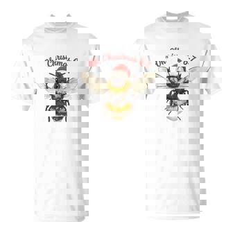 Oh Christmas 6-7 Bee Humor Festive Insect Quote T-Shirt | Mazezy