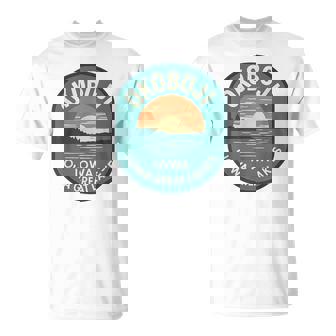 Okoboji Sunset Shirt Vintage Iowa Great Nature T-Shirt | Mazezy