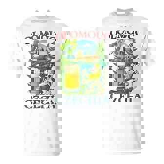 Olomouc Czechia Lion Beer Czech Republic Souvenir T-Shirt | Mazezy