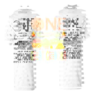 One Happy Great Grandma Camper 1St Birthday Boy Camping T-Shirt | Mazezy