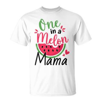 One In A Melon Mama 1St Birthday Party Family Matching T-Shirt - Thegiftio UK