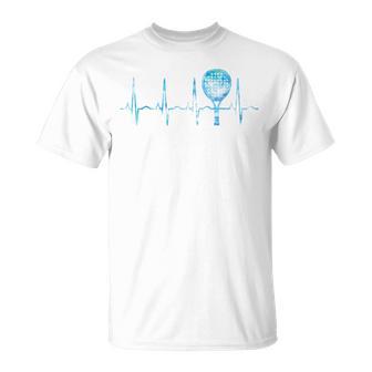 Padel- Player Heartbeat Padel Tennis Men T-Shirt - Thegiftio UK