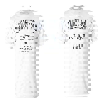 Panama City Beach FL JN1 Vintage Athletic Blue Tank Top T-Shirt | Mazezy