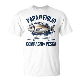 Papa E Figlio Compagni Di Pesca Pescatore Orataurfcasting Maglietta - Novitaregali