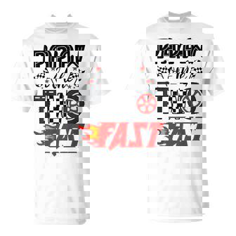 Papaw Of The Two Fast 2nd Birthday Racing Car Family T-Shirt | Mazezy