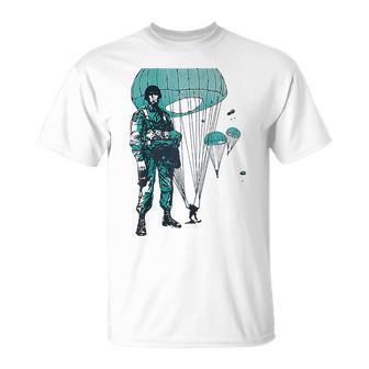 Parachute De Parachute De L'armée Aérienne T-Shirt - Cadeauxyz