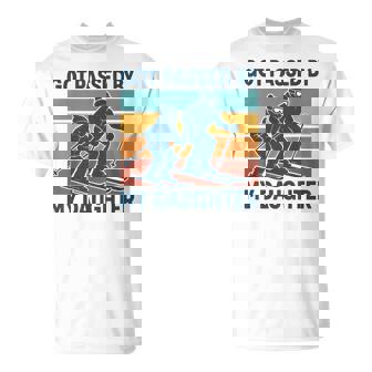 Got Passed By My Daughter Skiing Retro Winter Sports T-Shirt | Seseable CA