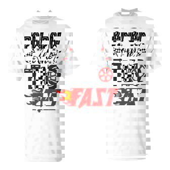 Paw Paw Of The Two Fast 2nd Birthday Racing Car Family T-Shirt | Mazezy