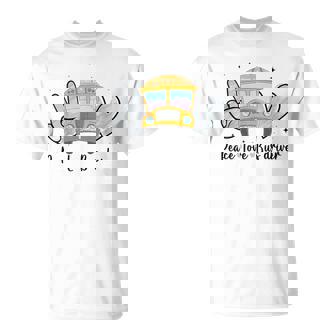 Peace Love Bus Driver School Bus Driver Kids T-Shirt | Mazezy