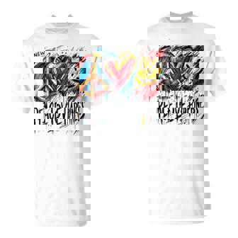 Peace Love Happiness Youthful T-Shirt | Mazezy
