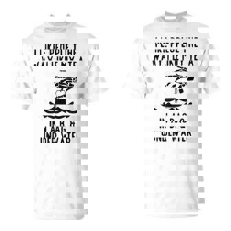 I Like People The Way I Like My Tea In A Bag And Underwater Tank Top T-Shirt - Monsterry