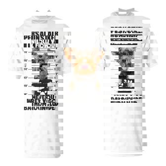 Personaltalker Yorkie ファニーヨークシャー犬好き オーナーミーム Tシャツ - Kawaiitshirt