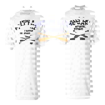 Phelps Lake Wyoming Outdoors Vintage T-Shirt | Mazezy