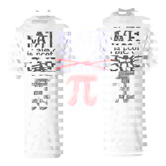 Pi Day Math Is A Piece Of Cake ファニーtシャツ 314用 Tシャツ - Kawaiitshirt