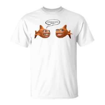 Poisson D'avril Humour Nul Rigolo 1Er Avril Pêche T-Shirt - Cadeauxyz