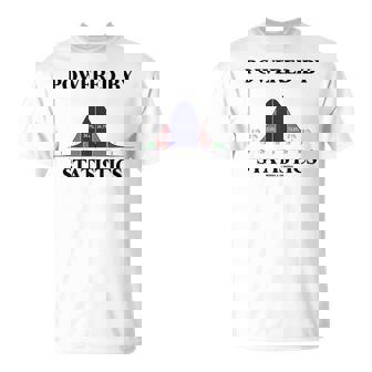 Powered Bytatistics ベルカーブ オタク ユーモア Tシャツ - Kawaiitshirt