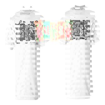 Preppy Christmas Nurse Coquette Bow Xmas Nurse Pjs Festive T-Shirt | Mazezy