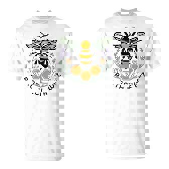 Protect The Buzz Save Bees For Beekeepers & Nature Lovers T-Shirt | Mazezy
