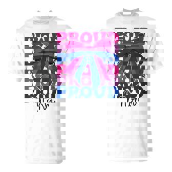 Proud Mom Bisexual Bi Pride Flag LGBTQ Mother's Day Coquette T-Shirt | Mazezy