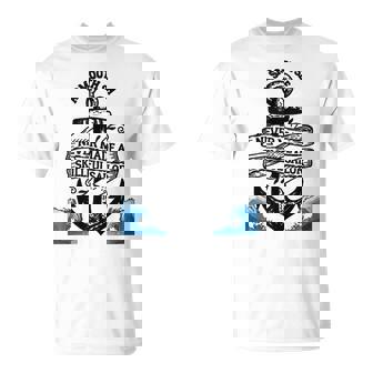 Proud Seaman Captain Husband Papa Daddy Anchor Print Graphic Tank Top T-Shirt | Mazezy