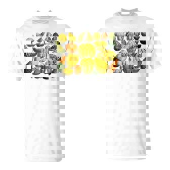 Pumpkin Halloween Autumn Garden Food T-Shirt | Mazezy