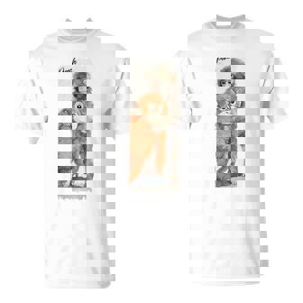 Punch – かわいい赤ちゃん猿とオランウータンのぬいぐるみ 水彩 長袖tシャツ Tシャツ - Kawaiitshirt