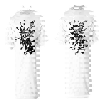 Queen Bee Cute Beekeeping Beekeeper T-Shirt | Mazezy