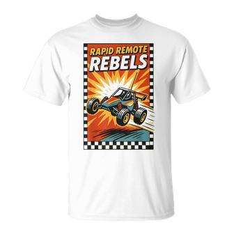 Rapid Remote Rebels RC Racing Crew T-Shirt | Mazezy