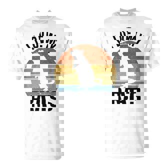 Rata Ratas Pet Rat Amante Camiseta unisex - Regaloses