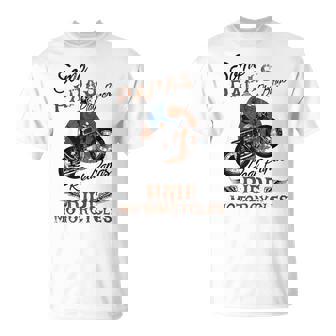 Real Papas Ride Motorcycles Quote For Grandpa Motorbikes Tank Top T-Shirt | Mazezy