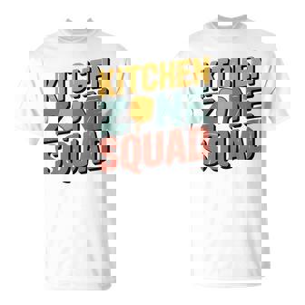 Retro Faded Pickleball Humor Kitchen Zone Squad Tri-Blend T-Shirt | Mazezy