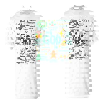 Retro Religious Christmas My God Jesus Is The Reason T-Shirt - Monsterry