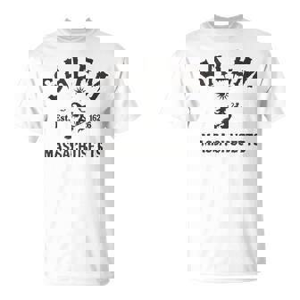 Retro Salem Massachusetts MA Vintage Halloween Witch Costome Tank Top T-Shirt | Mazezy