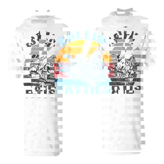 Rolling Fatties Tuxedo Cat Breed Mom Dad Kitten Retro T-Shirt | Seseable FR