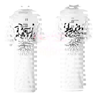 Rooted In Christ Jesus Christian Faith Cross T-Shirt | Seseable CA