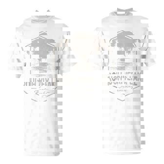 Rough River Lake Kentucky Outdoors Vintage Tank Top T-Shirt | Mazezy