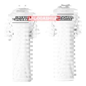 Sadogashima 佐渡島（レッドライン）【47都道府県・市区町村】ジモtティ 地元愛 グッズ お土産 面白い Tシャツ - Kawaiitshirt