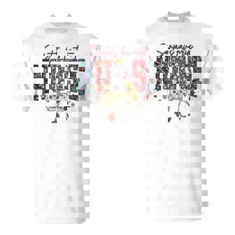 Santa’S Favorite Nurse Christmas T-Shirt - Monsterry