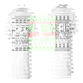 He Sees What You've Been Reading Christmas Book T-Shirt - Thegiftio