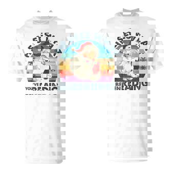 He Sees What You've Been Reading Santa Christmas Bookish T-Shirt - Thegiftio